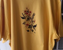 T-SHRIT 100 % COTON EN FLOCAGE DTF Maison