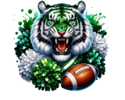 Une-tete-de-tigre-feroce-avec-des-rayures-vertes-vibrantes-rugit-au-milieu-de-fleurs-colorees-et-dun-ballon-de-football-mettant-en-valeur-un-theme-sportif-audacieux