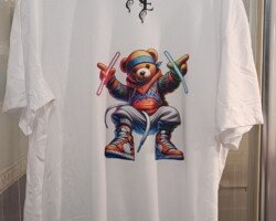 T-SHRIT 100 % COTON EN FLOCAGE DTF