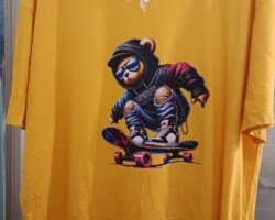 T-SHRIT 100 % COTON EN FLOCAGE DTF